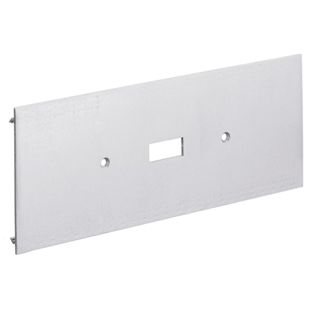 Hubbell Wiring Device-Kellems Metal Raceway, Aluminum Series, Device Plate, HBLALU3800/HBLALU4800 Series, 1-Gang, Toggle Opening, Anodized HBLALUN